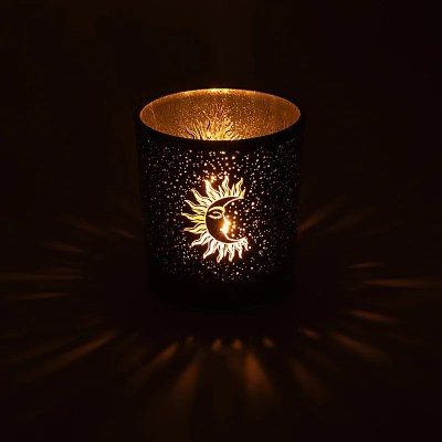 Moon Sun Tea Light Holder3